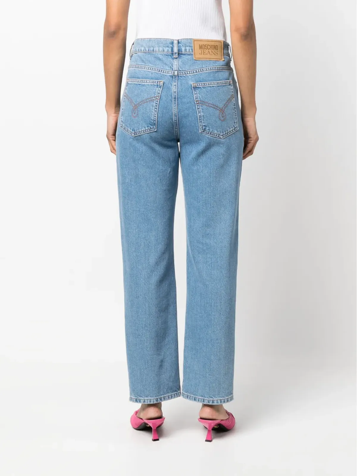MOSCHINO JEANS ストレートレッグ デニムパンツ - 画像4