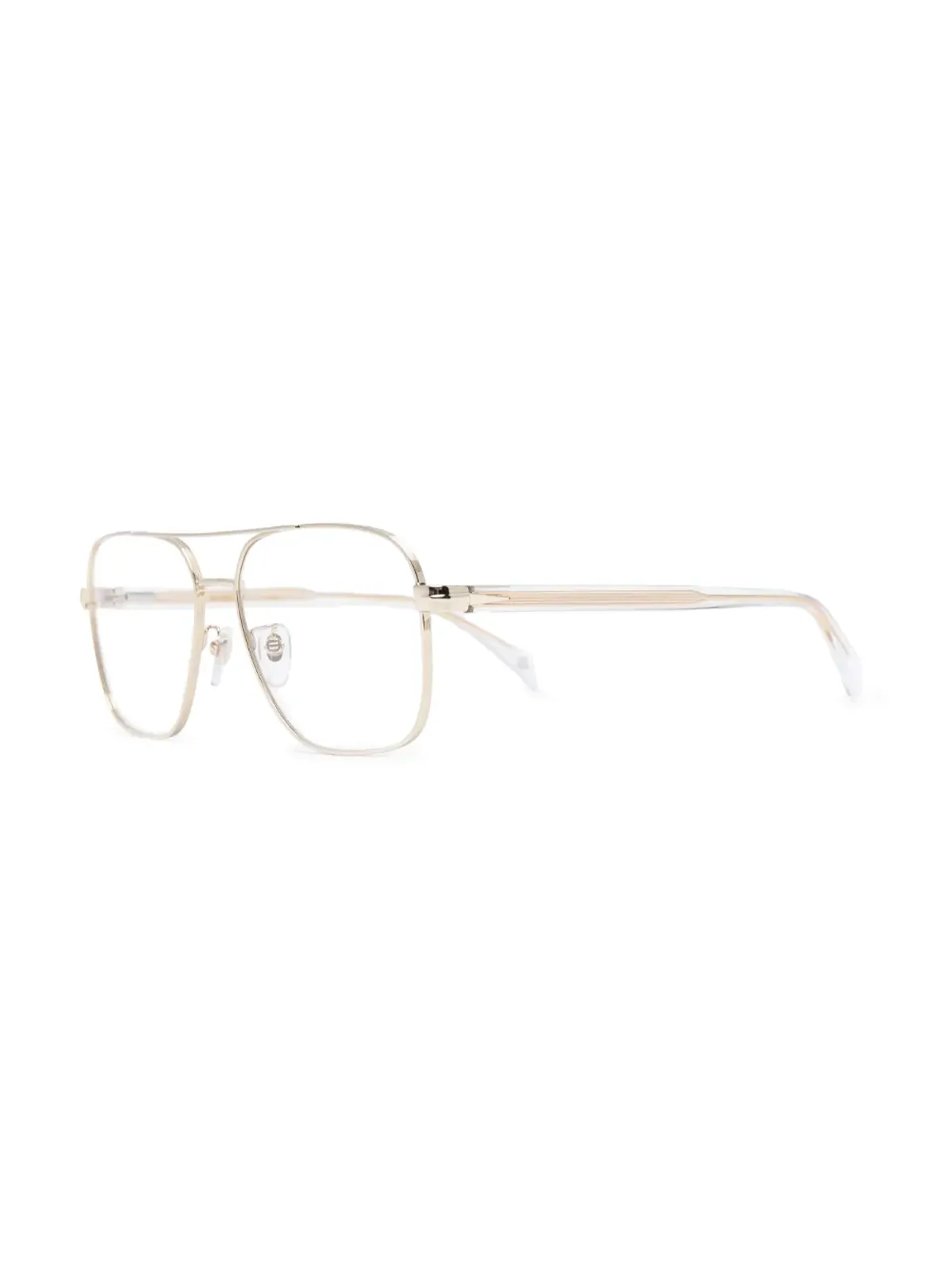 Eyewear by David Beckham 透明フレーム眼鏡 - ゴールド - 画像2