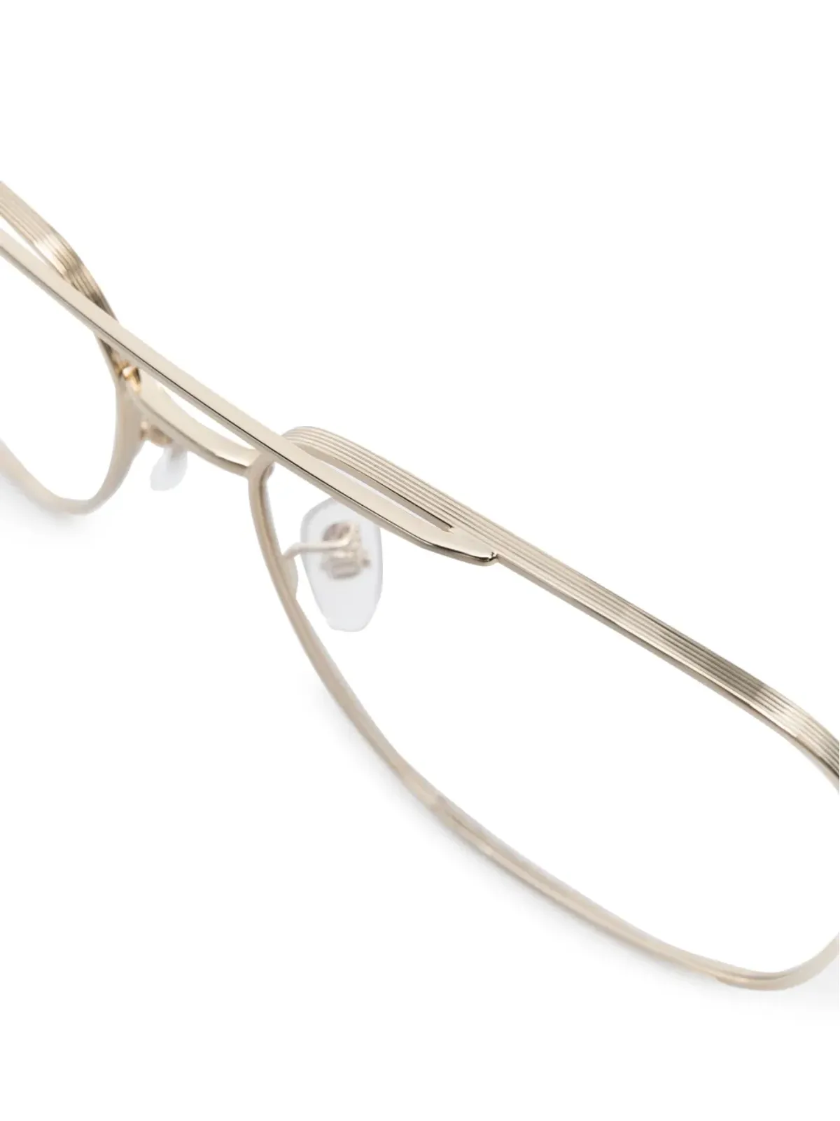 Eyewear by David Beckham 透明フレーム眼鏡 - ゴールド - 画像3