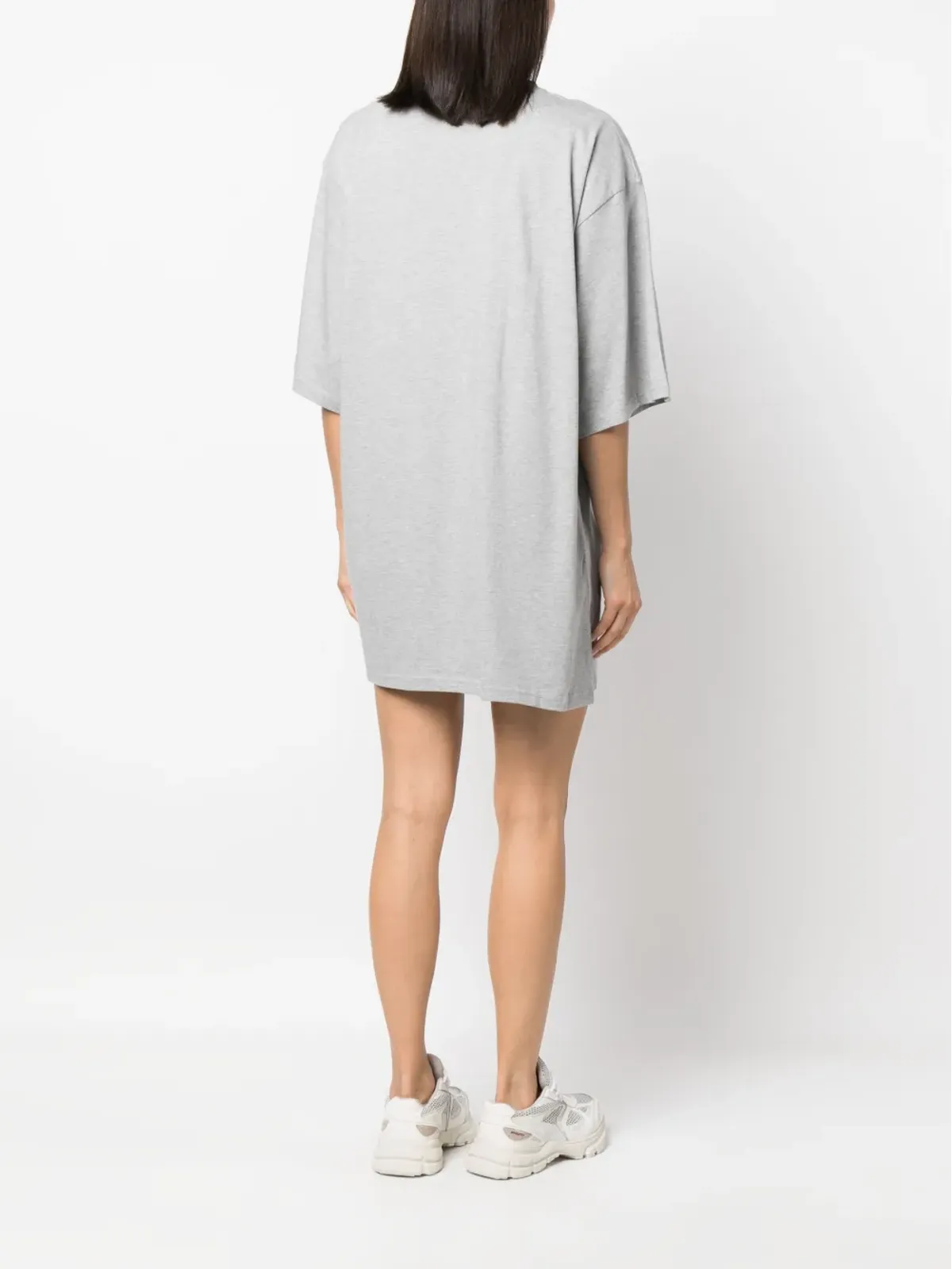 GCDS x SpongeBob printed cotton-jersey T-shirt dress - Grey - 画像4