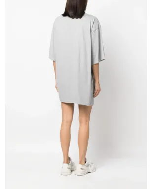 GCDS x SpongeBob printed cotton-jersey T-shirt dress - Grey - サムネイル4