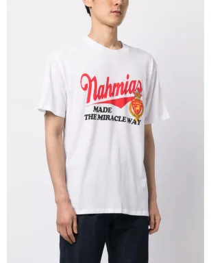 Nahmias ロゴプリント コットンTシャツ - サムネイル3