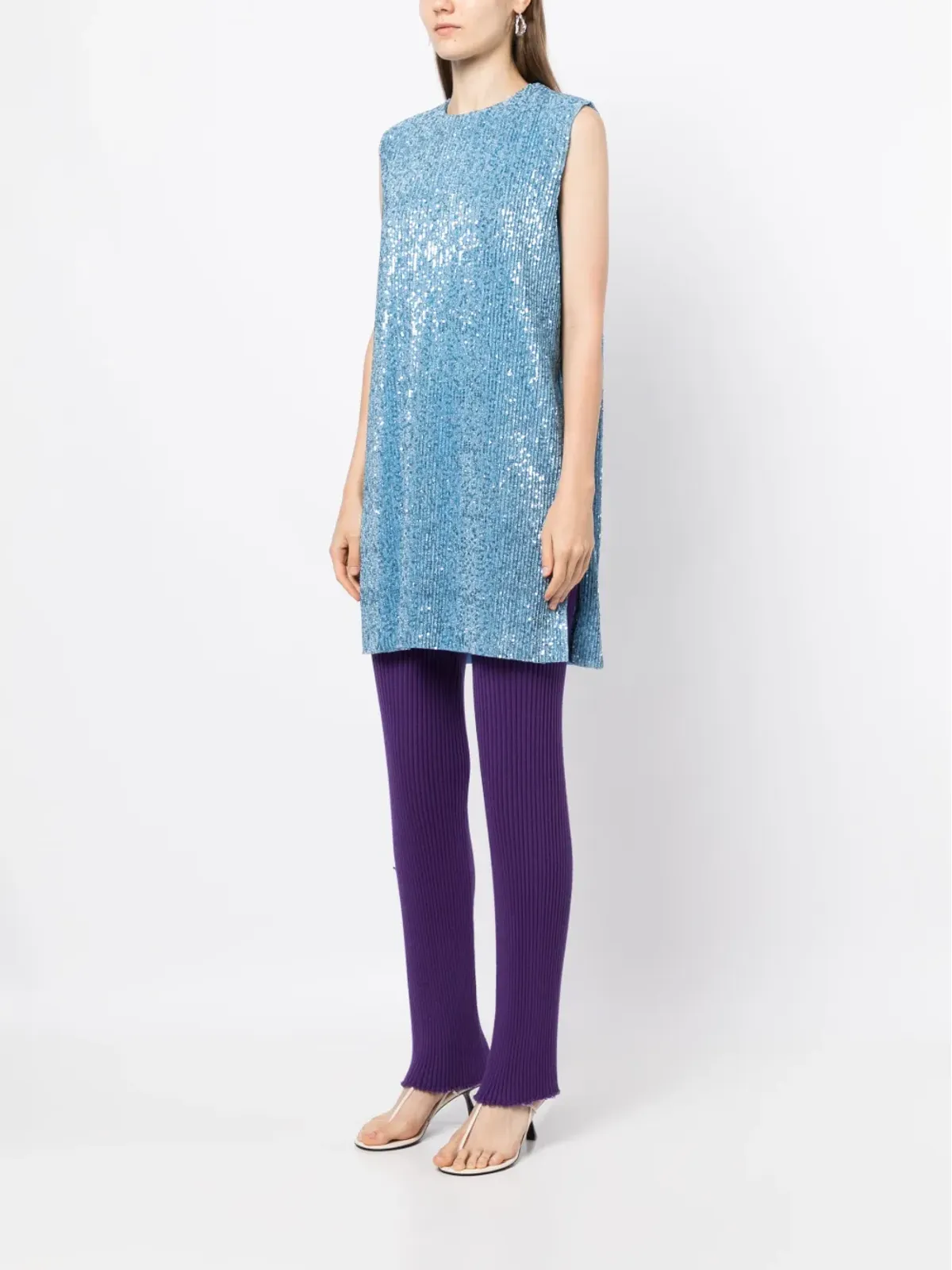 Stine Goya Isha スパンコール付きチュニックトップ - Blue - 画像3