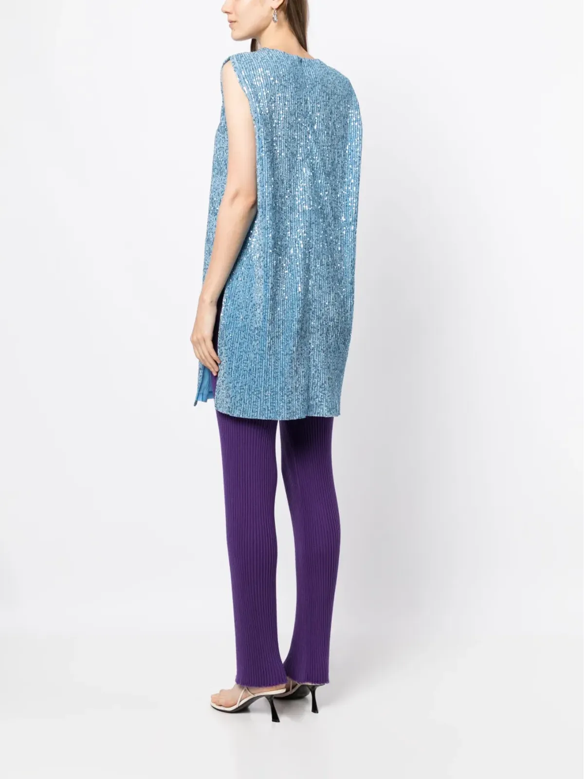 Stine Goya Isha スパンコール付きチュニックトップ - Blue - 画像4
