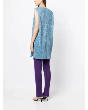 Stine Goya Isha スパンコール付きチュニックトップ - Blue - サムネイル4