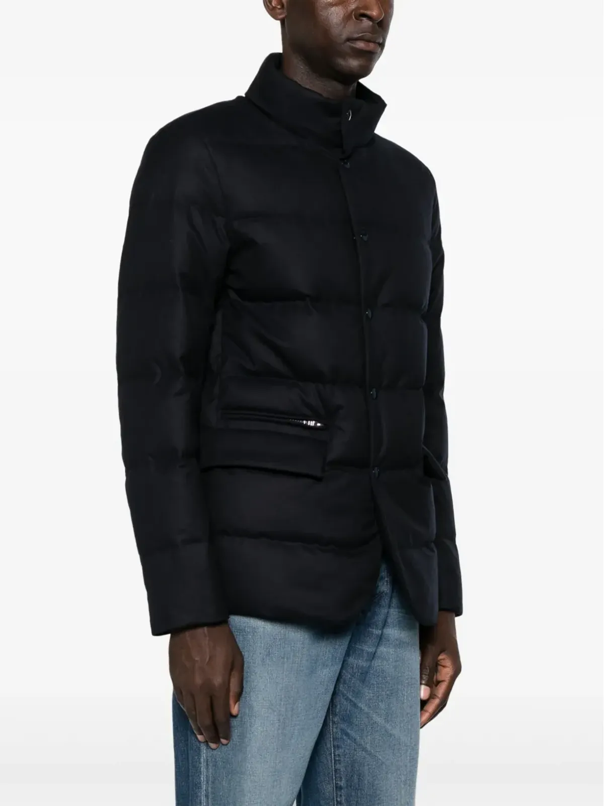Woolrich ハイネック・スナップファスナー付きパディッドジャケット - 画像3