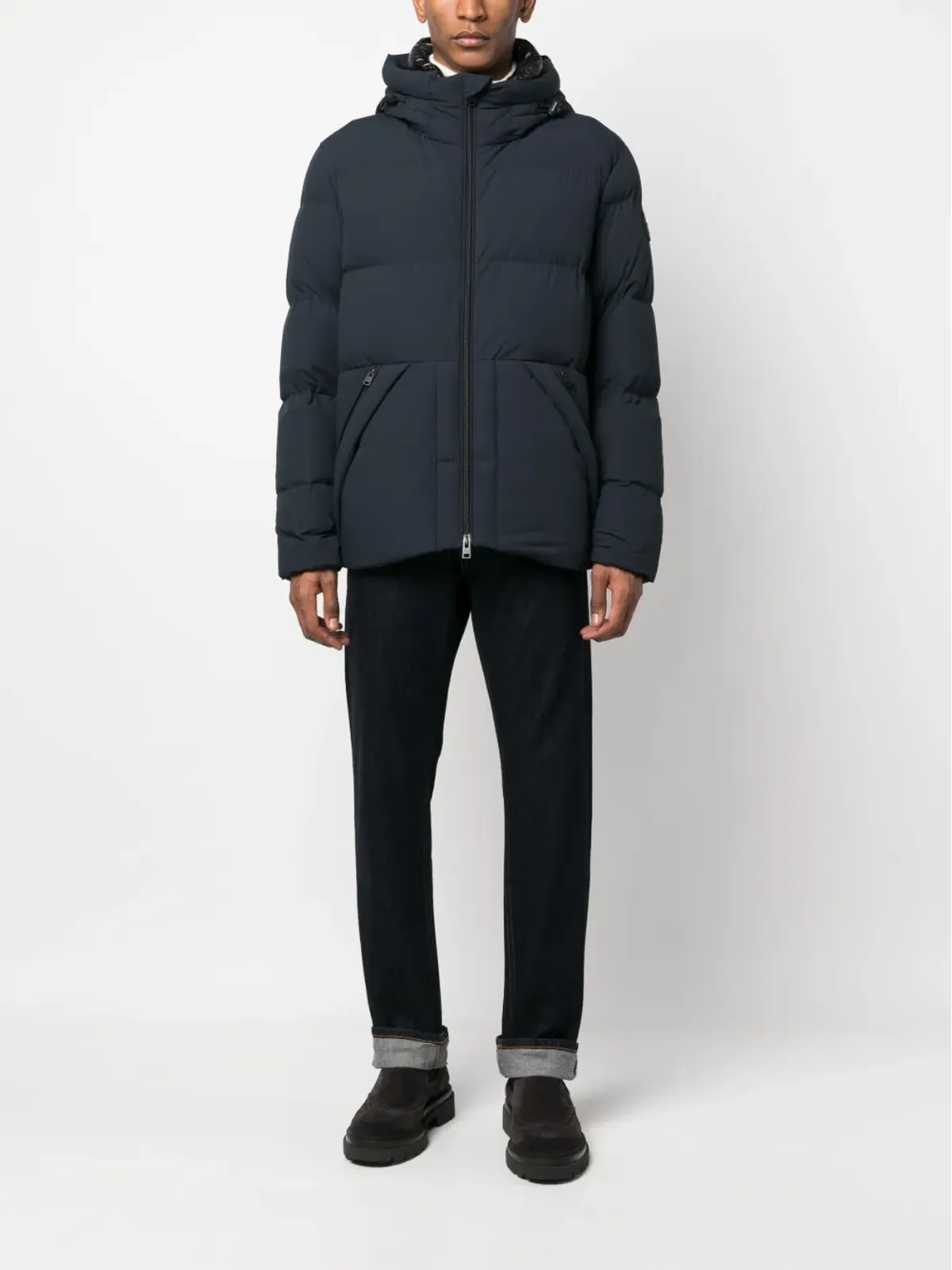 Woolrich フード付きダウンジャケット - 画像2