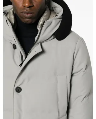 Woolrich ボタン留めフード付きダウンジャケット - サムネイル5