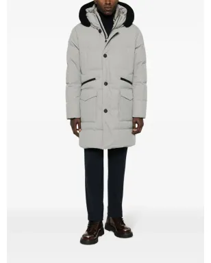 Woolrich ボタン留めフード付きダウンジャケット - サムネイル2