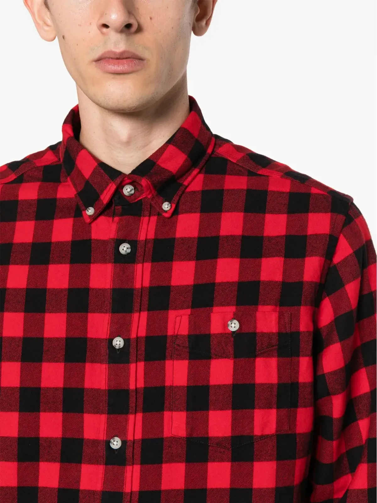 Woolrich 伝統的なチェック柄フランネルシャツ - 画像5