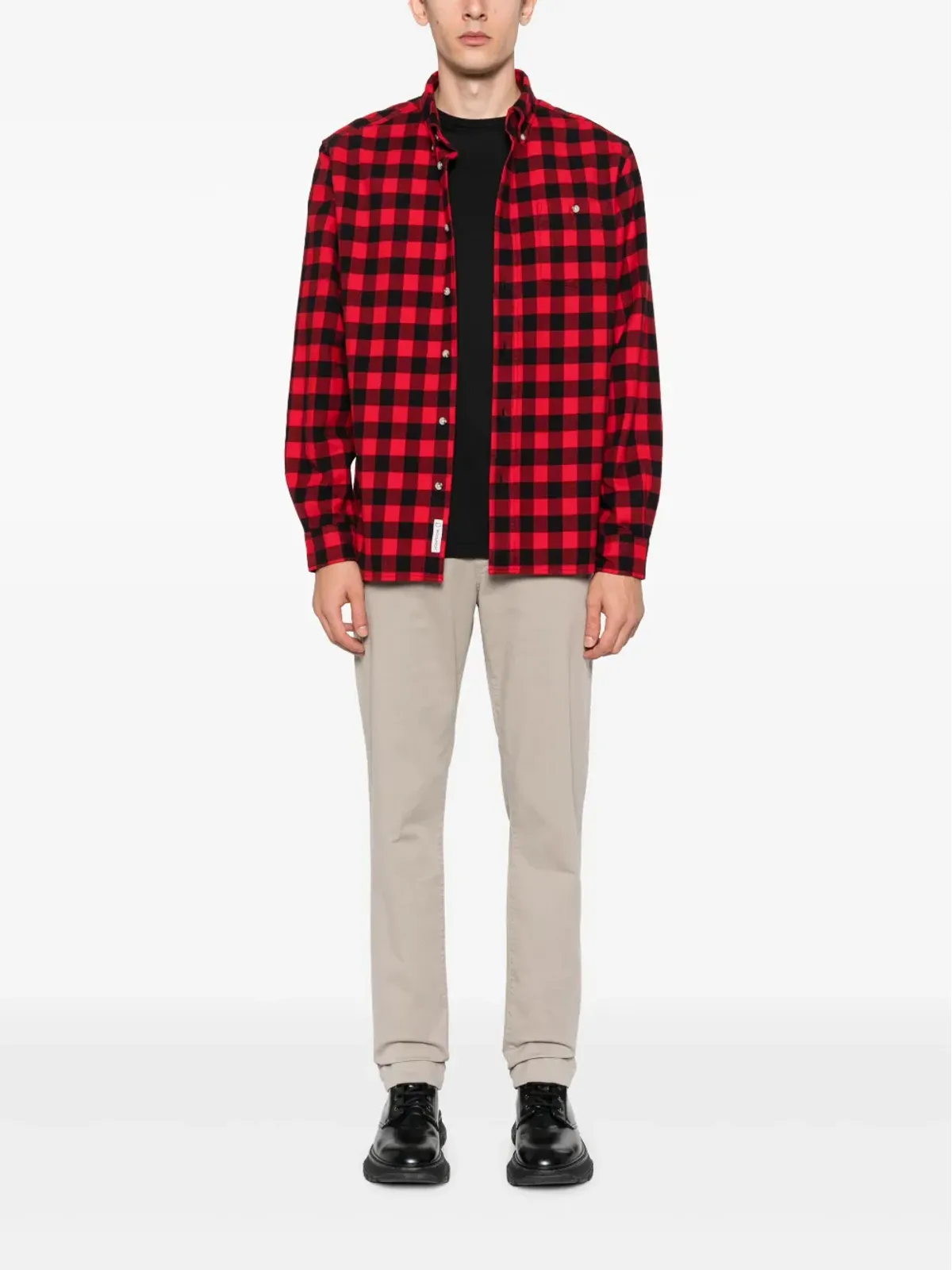 Woolrich 伝統的なチェック柄フランネルシャツ - 画像2