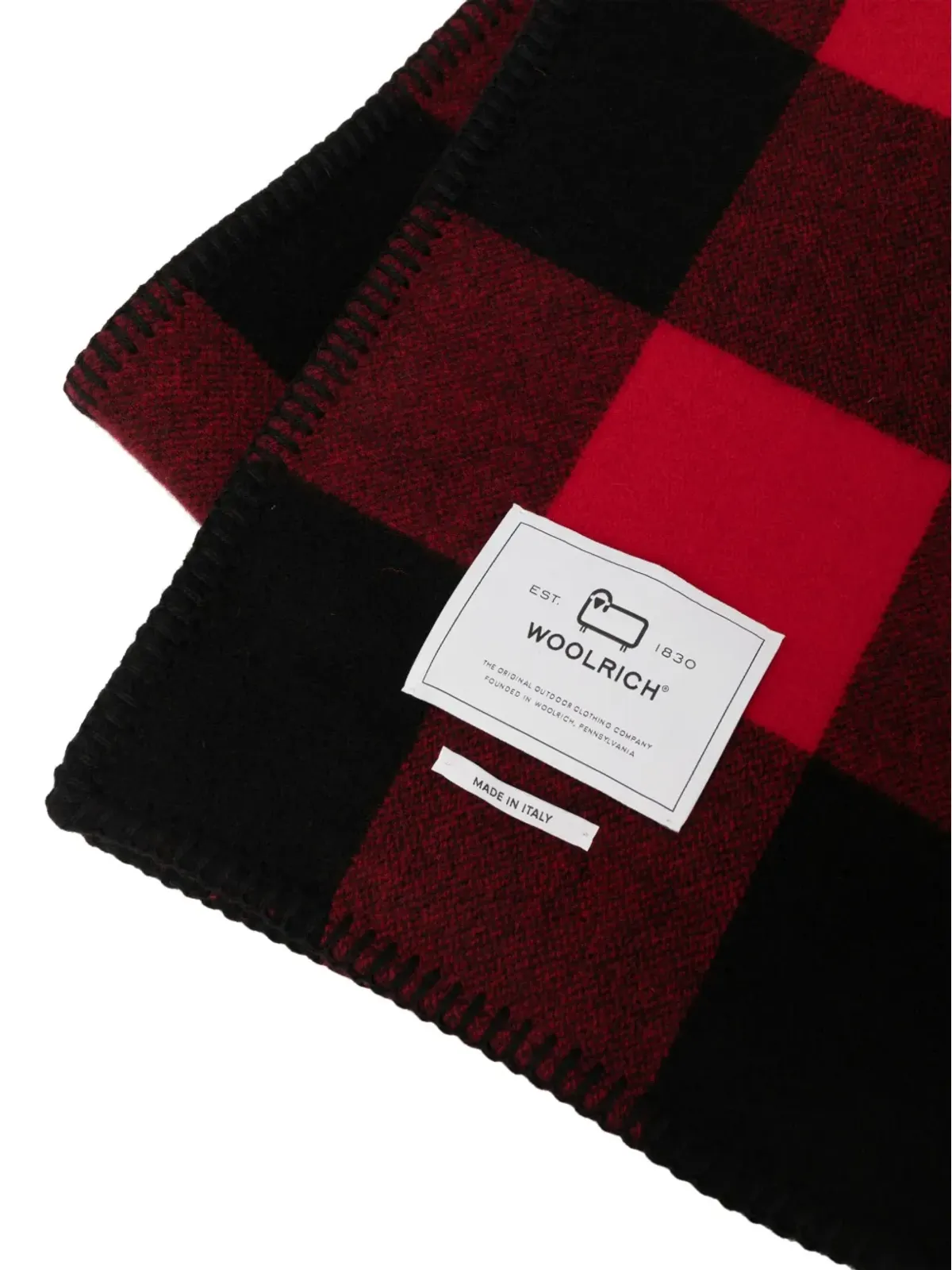 Woolrich バッファローチェック ブランケット - レッド - 画像2