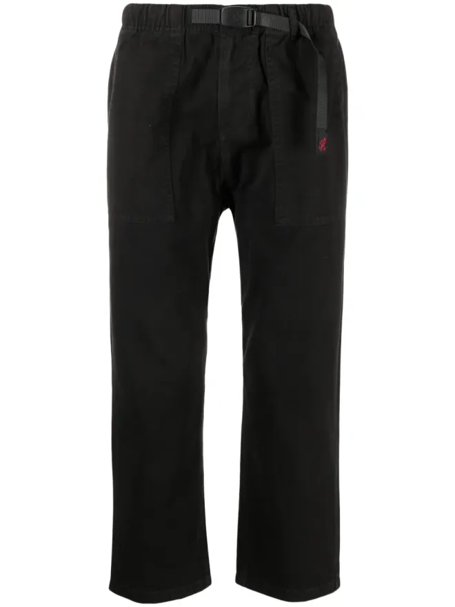 Gramicci Gramicci バックル付きコットン クロップドパンツ - ブラックの商品画像