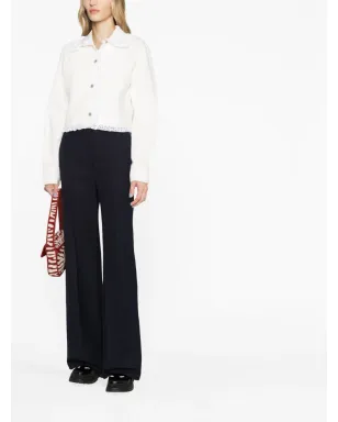 Kenzo ブロderie-anglaise クロップドデニムジャケット - Neutrals - サムネイル2