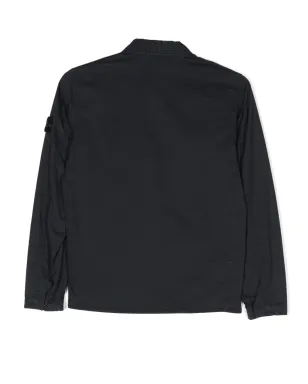 Stone Island Junior ロゴパッチ袖シャツジャケット - サムネイル2