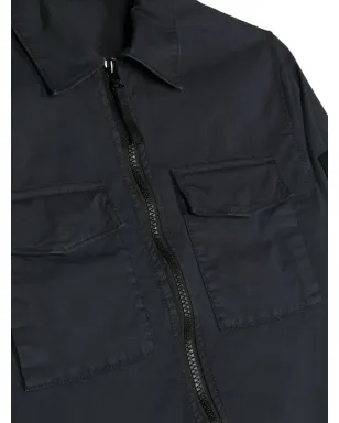 Stone Island Junior ロゴパッチ袖シャツジャケット - サムネイル3