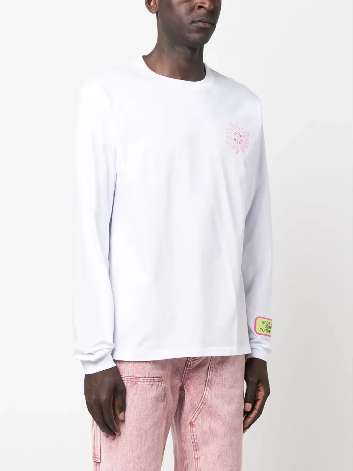 GCDS Surfing Wirdo グラフィックプリント Tシャツ - 画像4