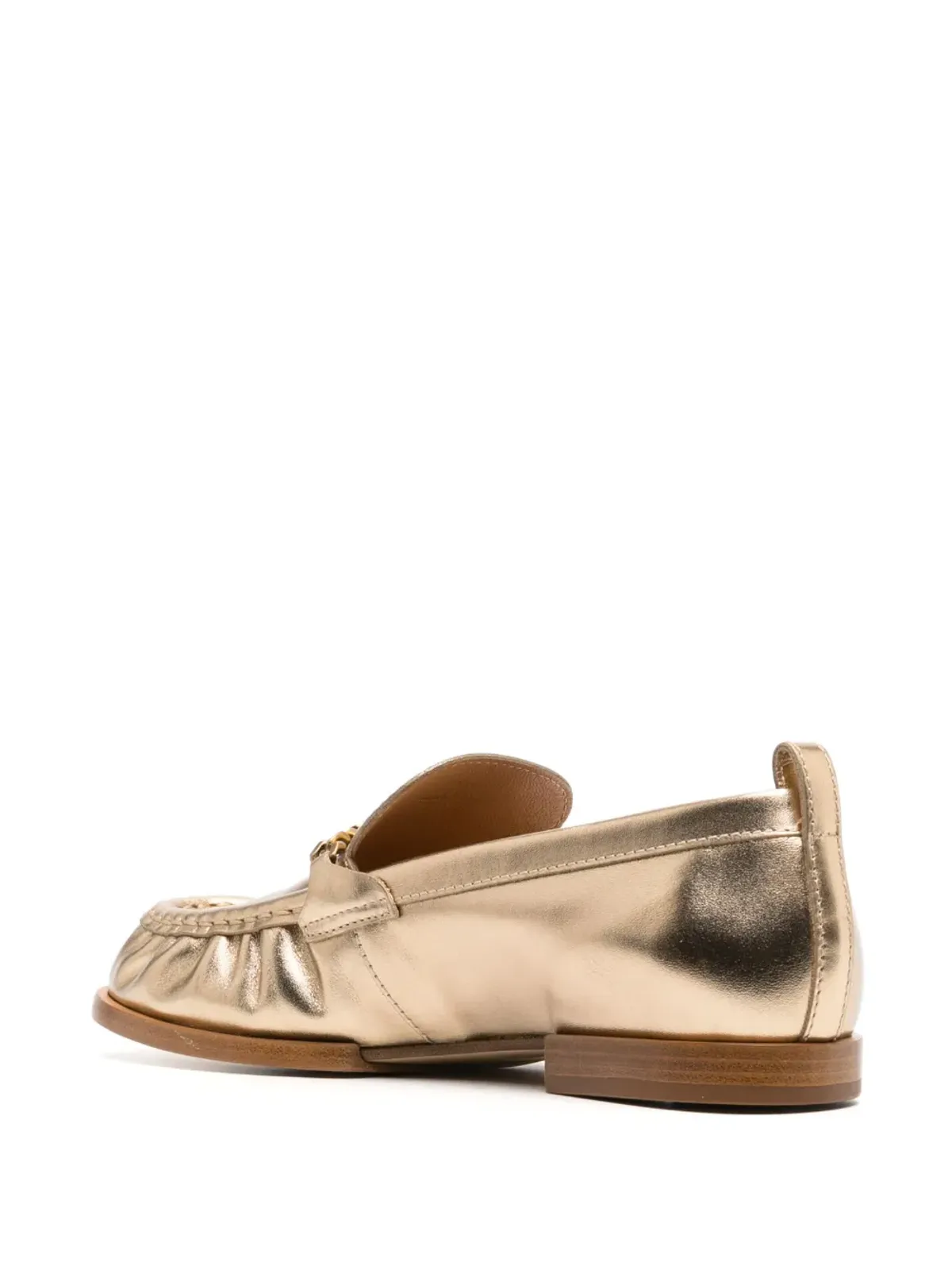 Tod's メタリックレザー ローファー - 画像3