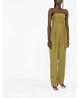 Alberta Ferretti ベルト付きストラップレスジャンプスーツ - サムネイル4