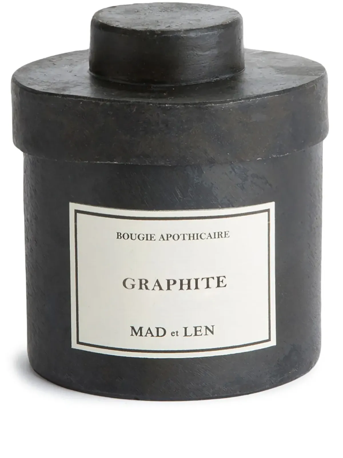 MAD et LEN D'Apothicaire Graphite 香りキャンドル - ブラック - 画像1