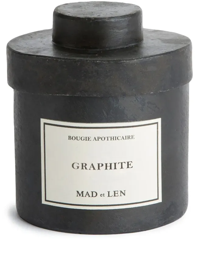 MAD et LEN MAD et LEN D'Apothicaire Graphite 香りキャンドル - ブラックの商品画像