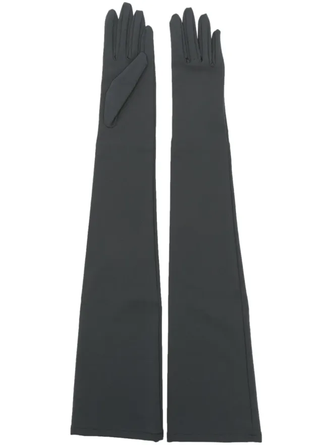 Dolce & Gabbana Dolce & Gabbana 肘丈ストレッチデザイングローブ（グレー）の商品画像