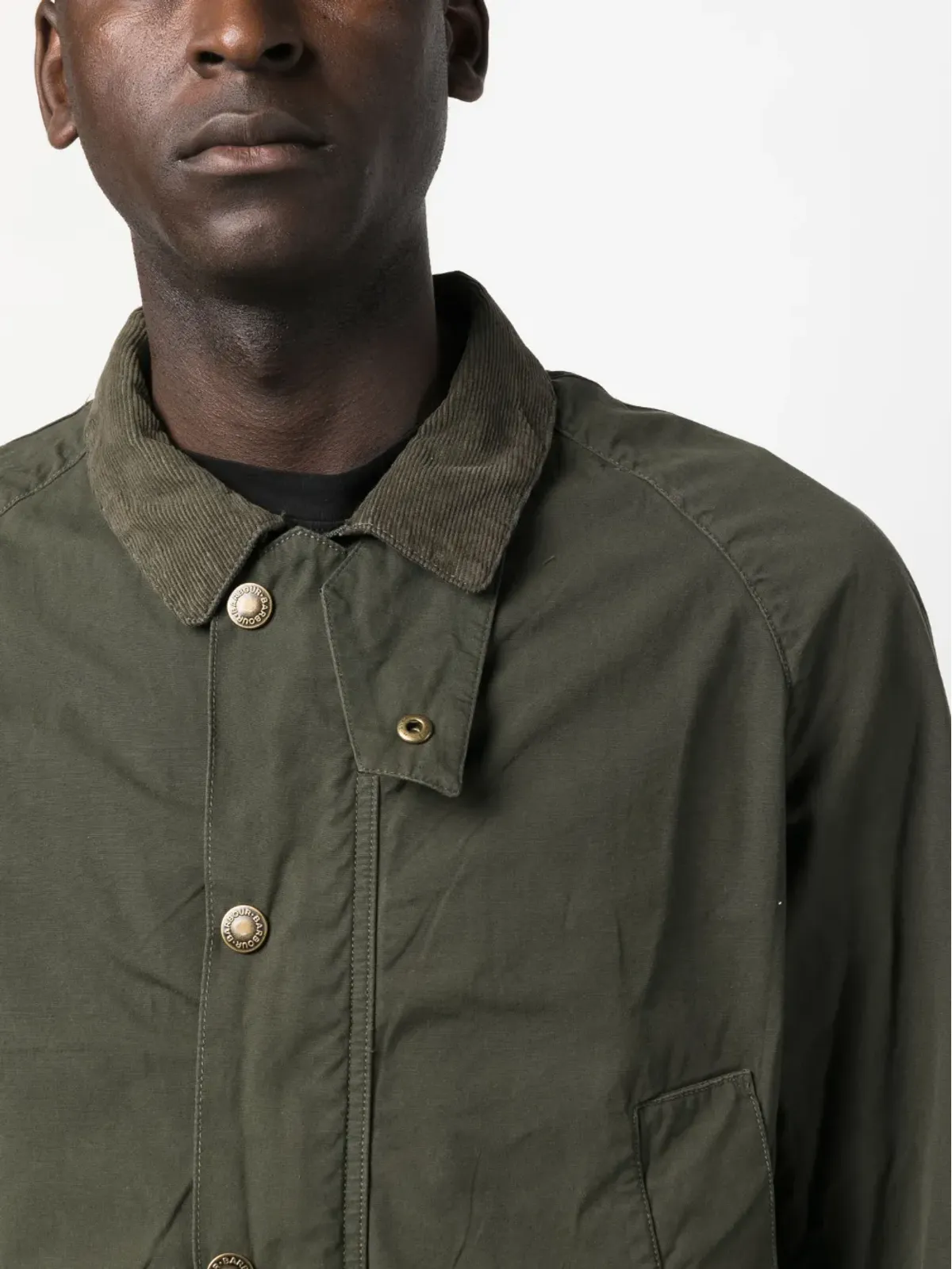 Barbour スプレッドカラーシャツジャケット - 画像5