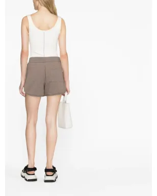 Jil Sander ドローストリングコットンショーツ ブラウン - サムネイル3