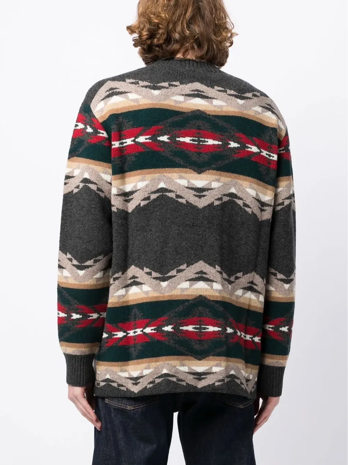 Junya Watanabe MAN intarsia-knit jumper - Multicolour - 画像4