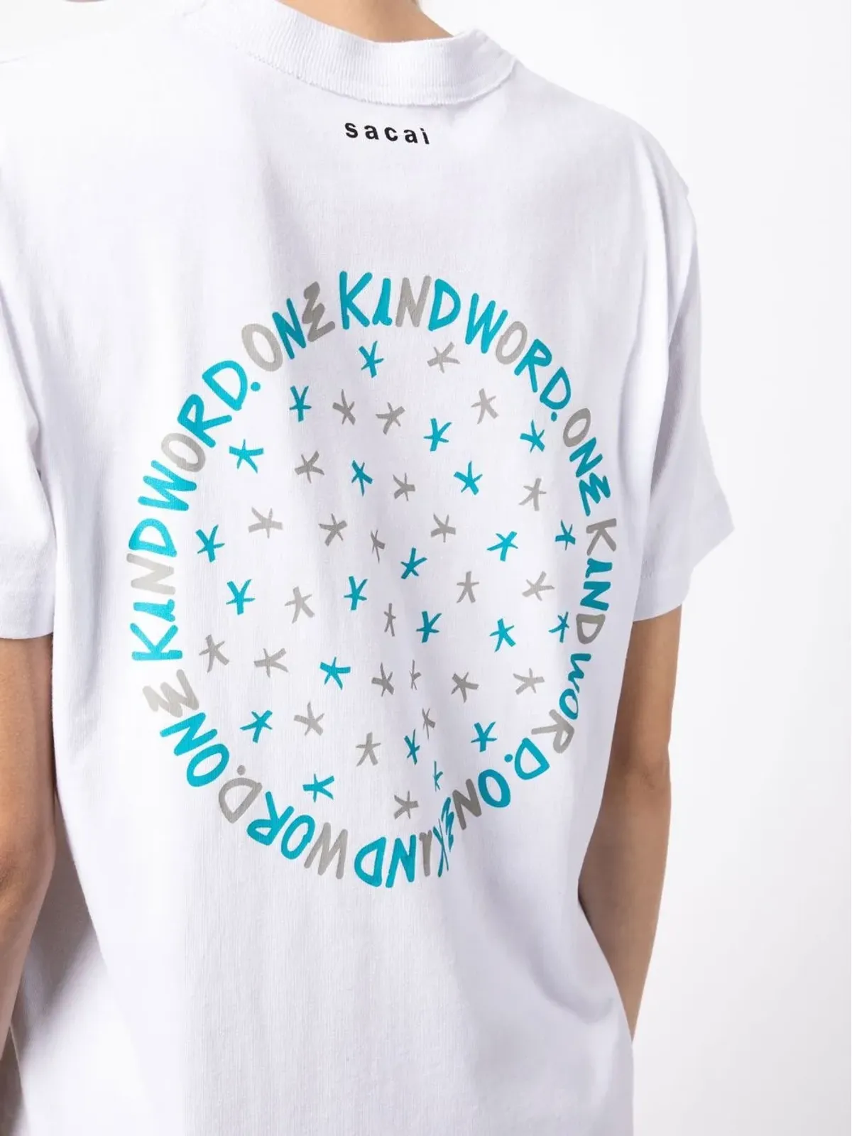 sacai グラフィックプリント Tシャツ - 画像5