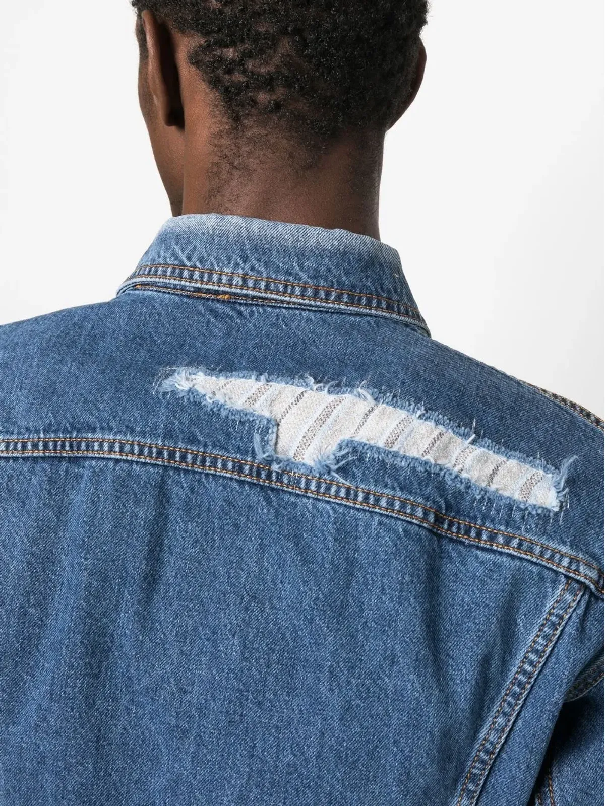 Nick Fouquet 刺繍ディテールのデニムジャケット - 画像5