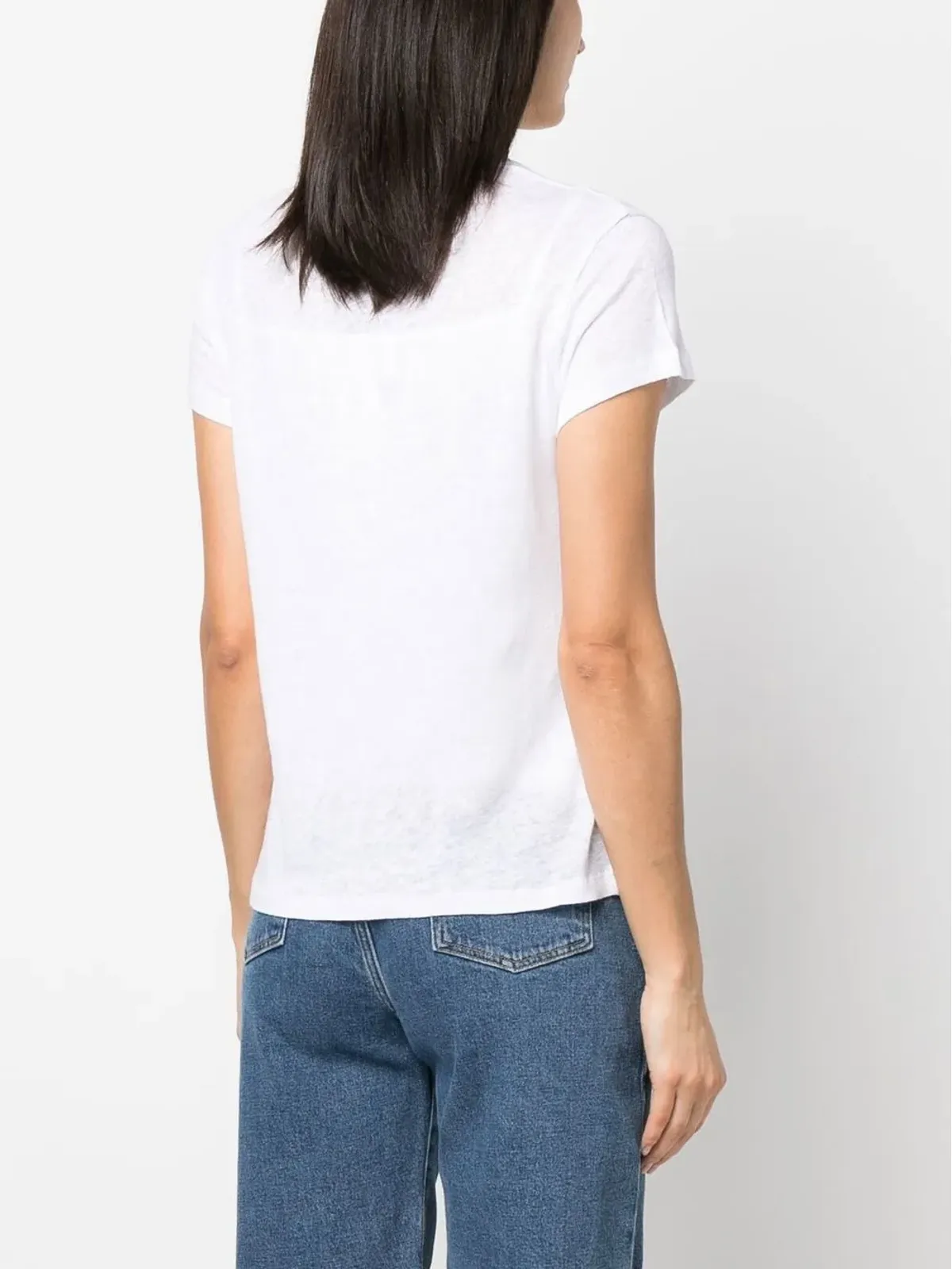 IRO 半袖リネンTシャツ - 画像4