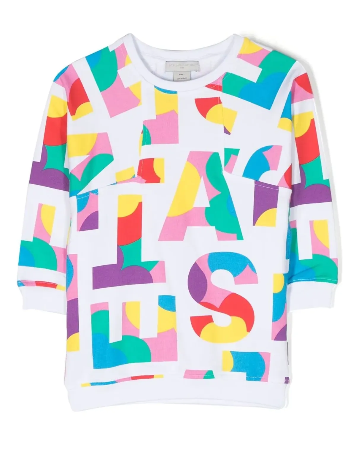 Stella McCartney Kids ロゴプリントジャンパードレス - 画像1