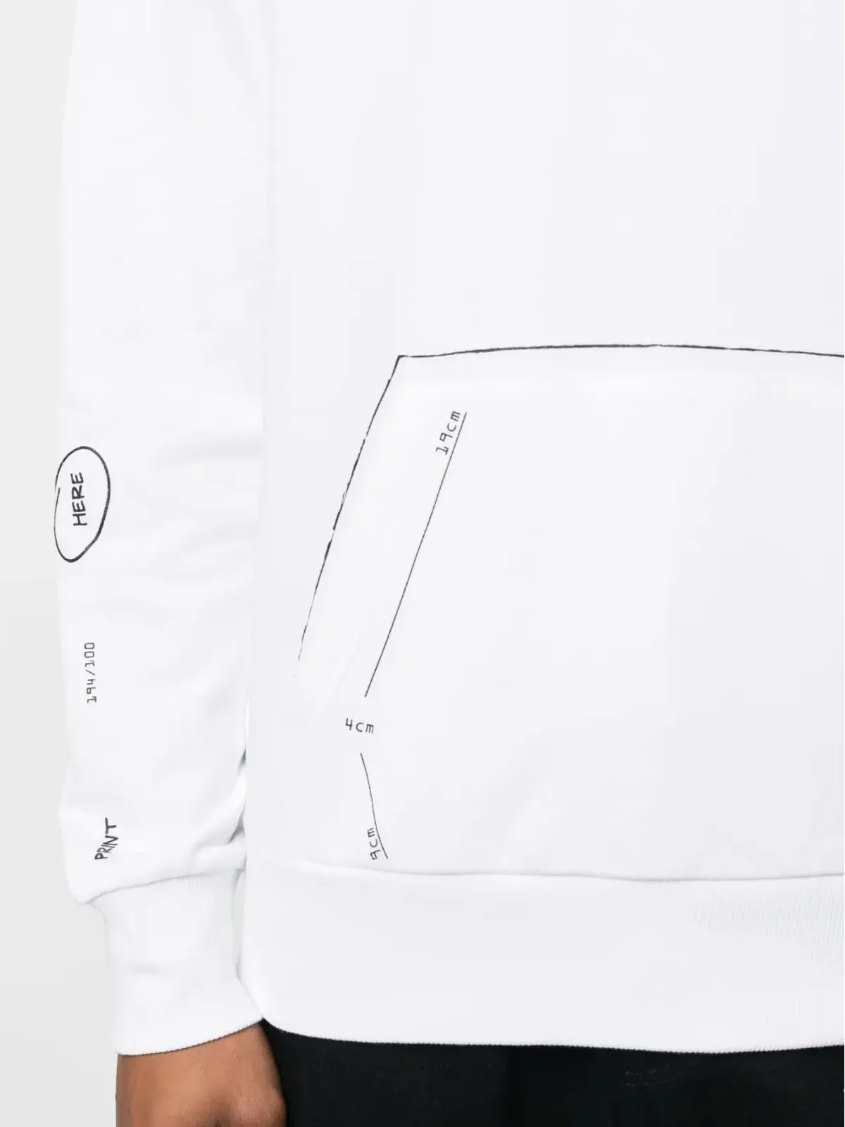 Fred Perry GATE194 サインプリント フーディー - 画像5