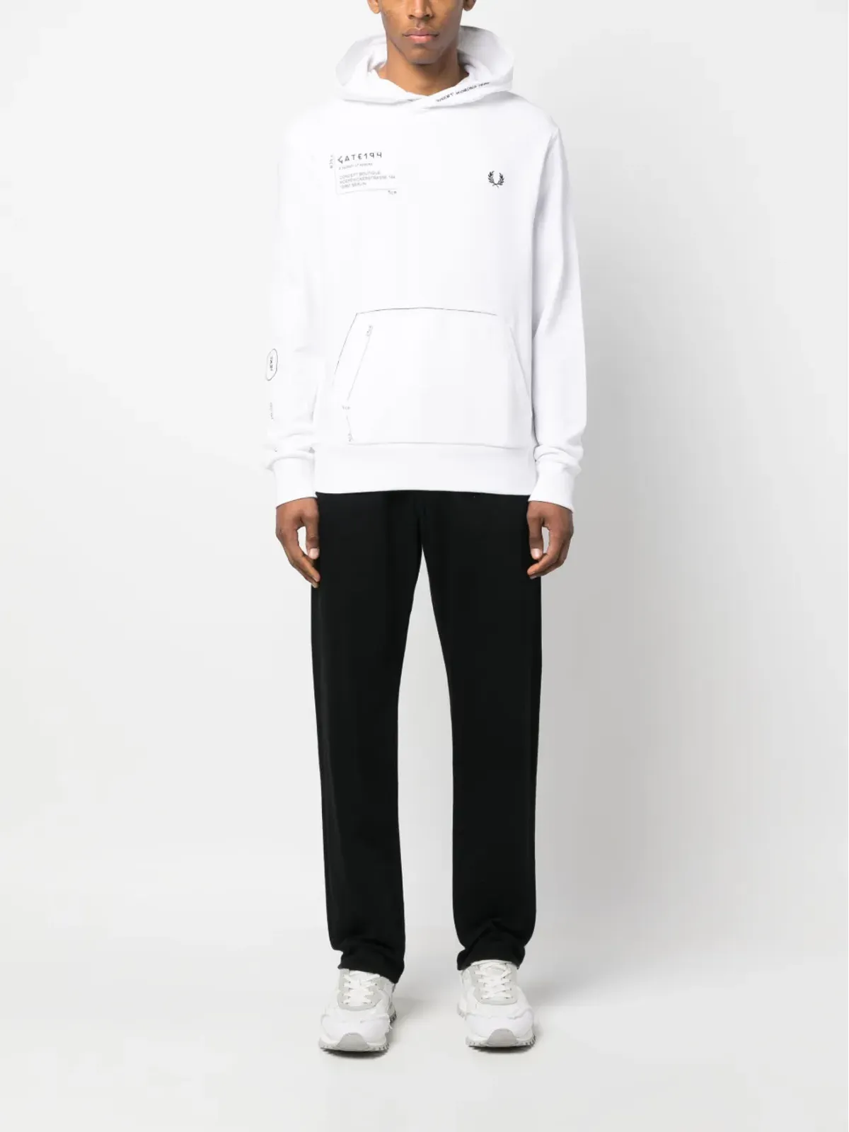 Fred Perry GATE194 サインプリント フーディー - 画像2