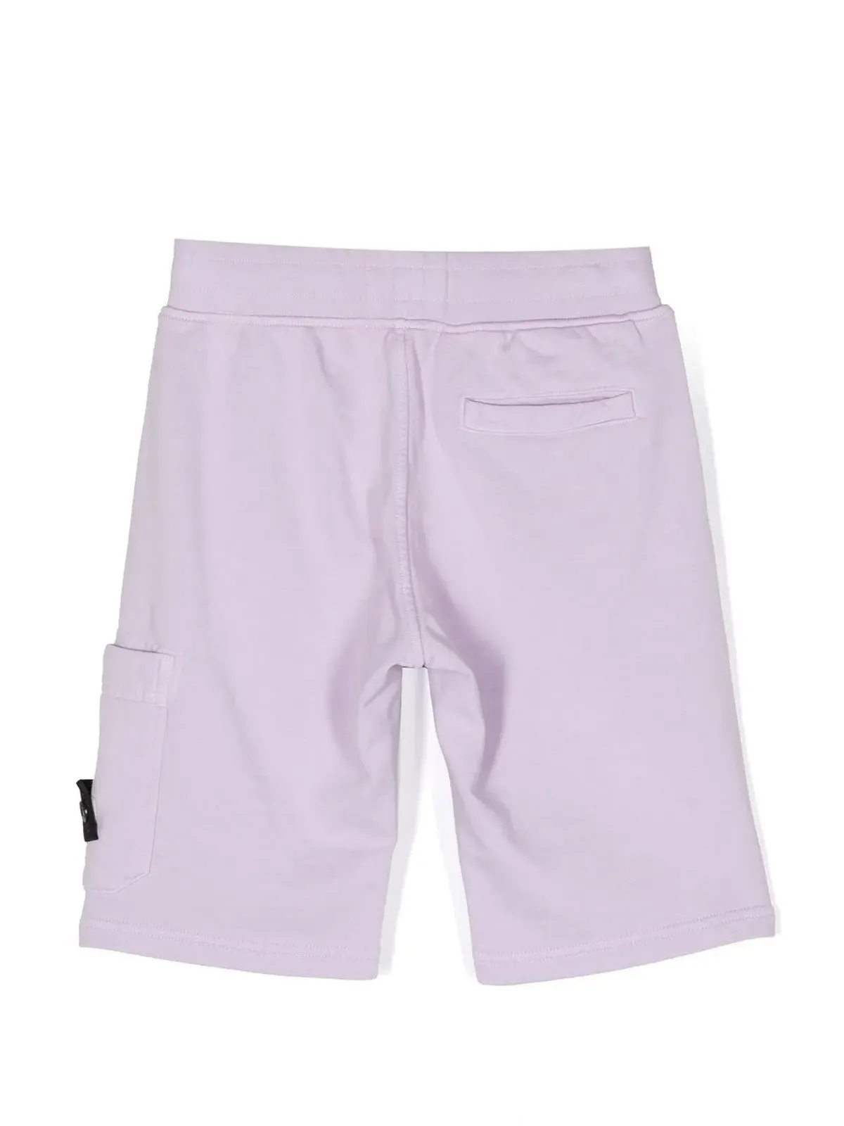 Stone Island Junior ロゴパッチ トラックショーツ - Purple - 画像2
