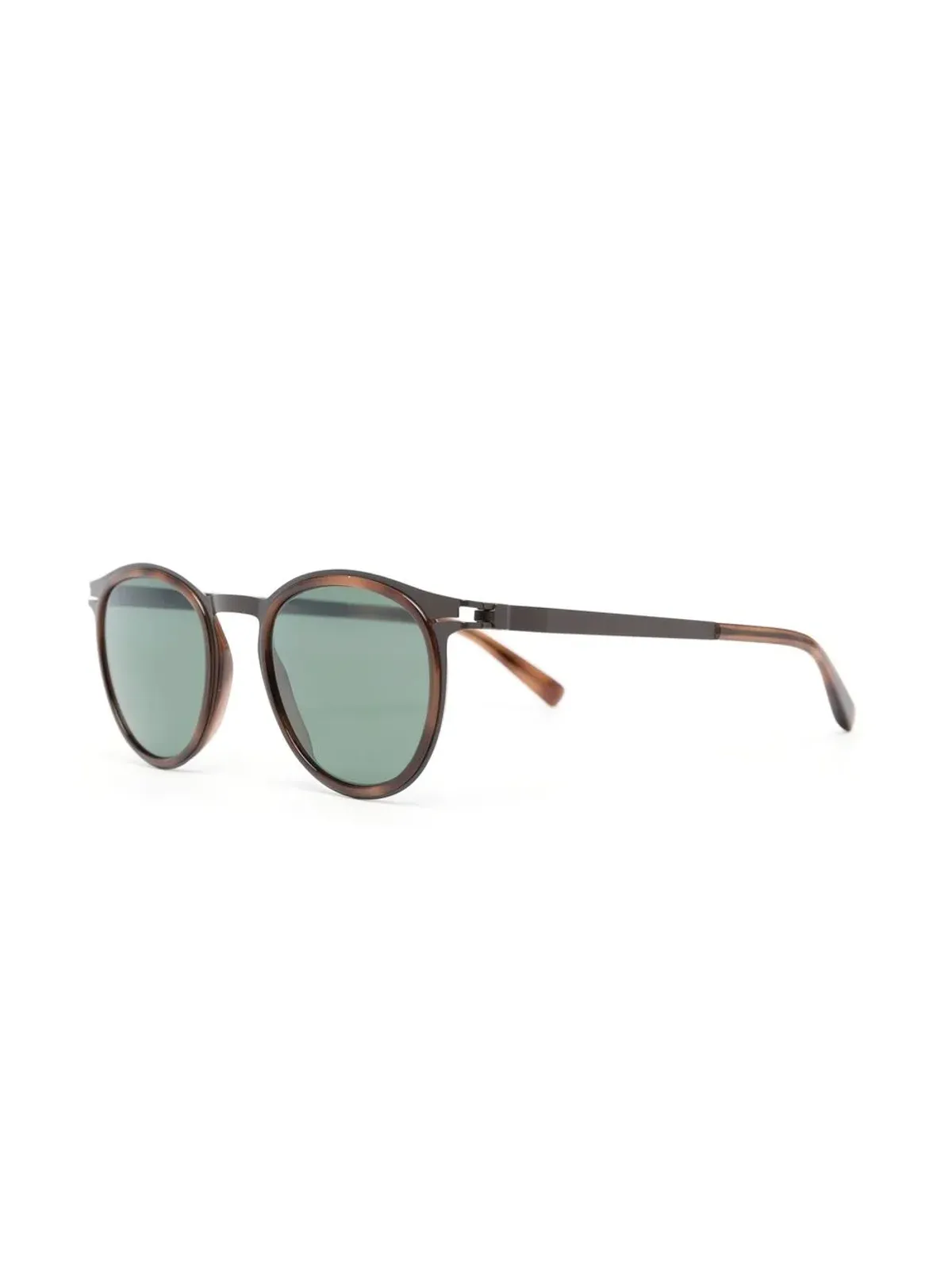 Mykita Siwa 711 ラウンドフレーム サングラス（ブラウン） - 画像2