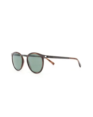 Mykita Siwa 711 ラウンドフレーム サングラス（ブラウン） - サムネイル2