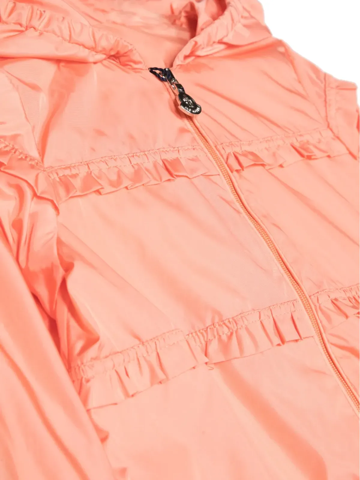 Moncler Enfant ロゴパッチ フード付きジャケット - 画像3