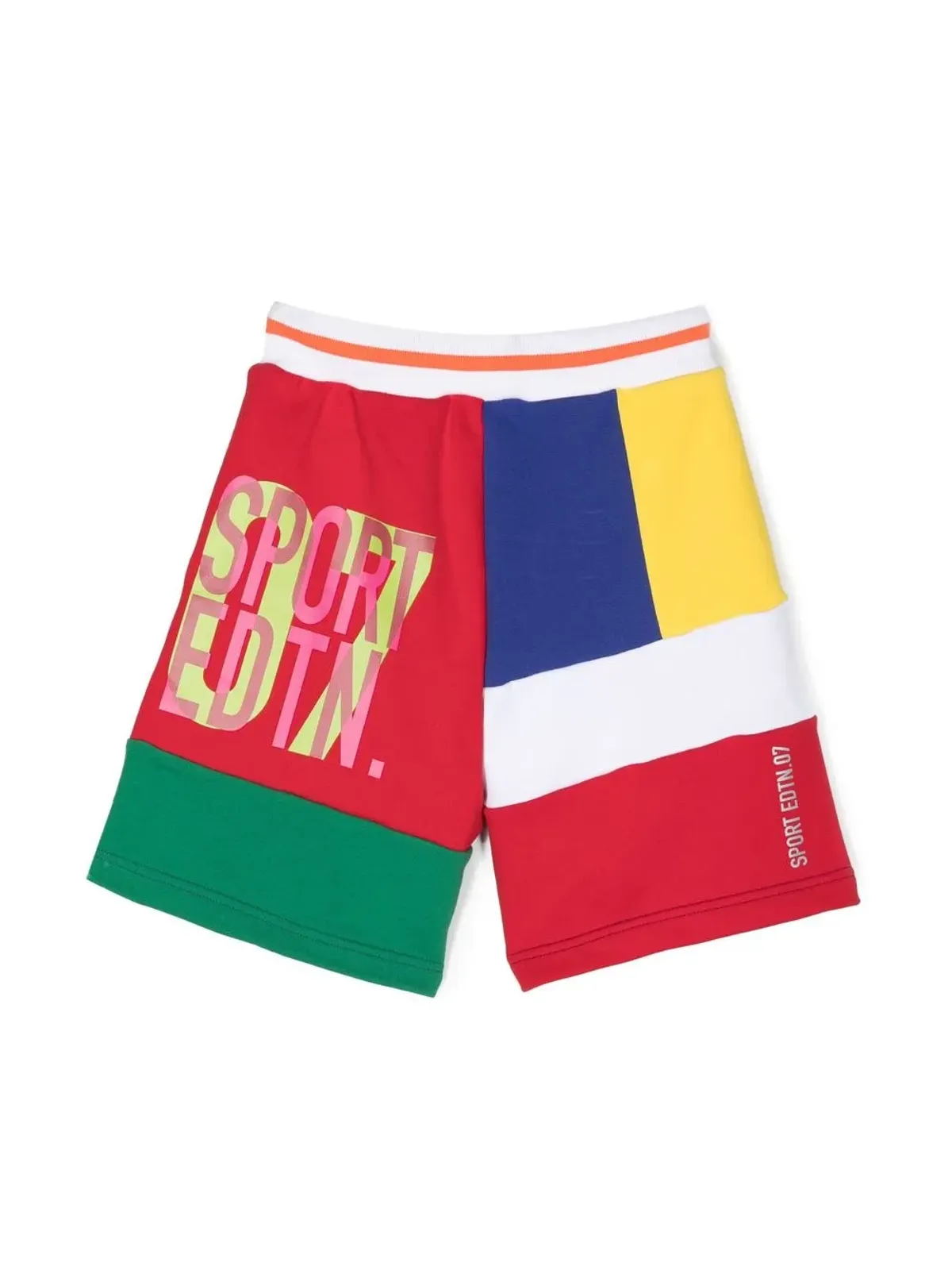 DSQUARED2 KIDS カラー・ブロック トラックショーツ - 画像2