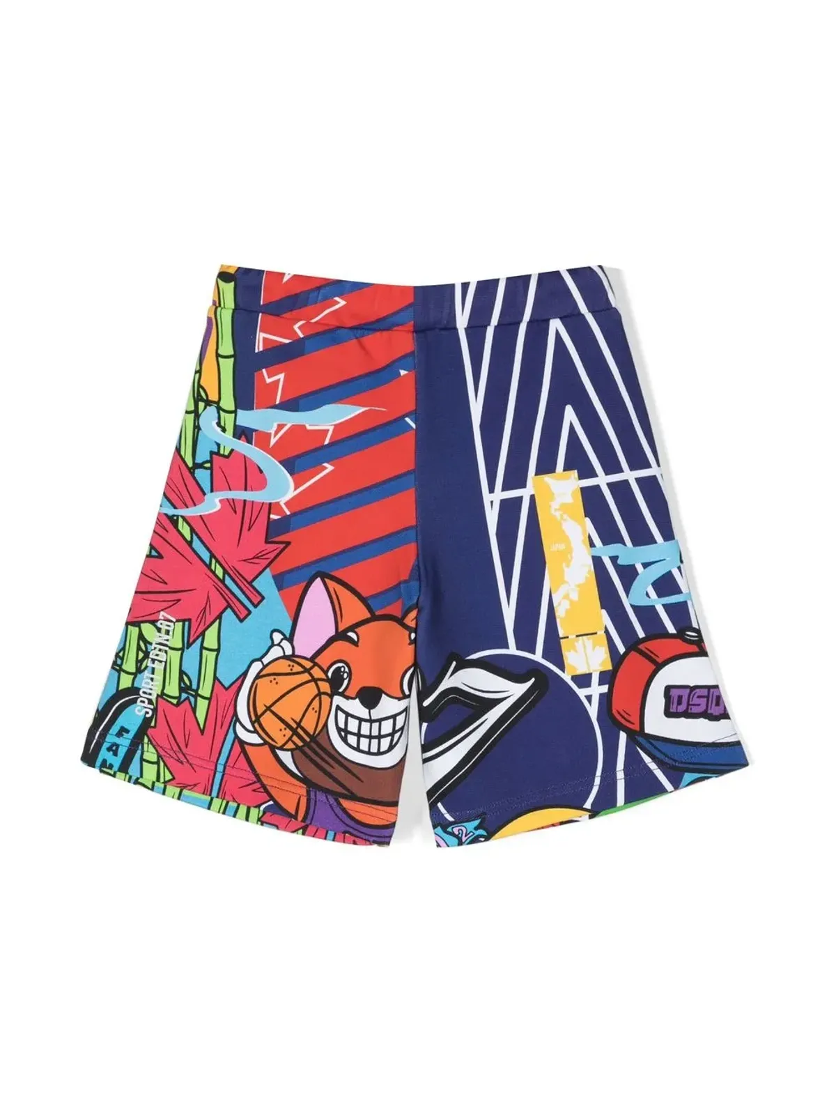 DSQUARED2 KIDS グラフィックプリントショーツ - ブルー - 画像2