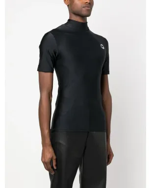 Coperni ロゴプリントのモックネックTシャツ - サムネイル4