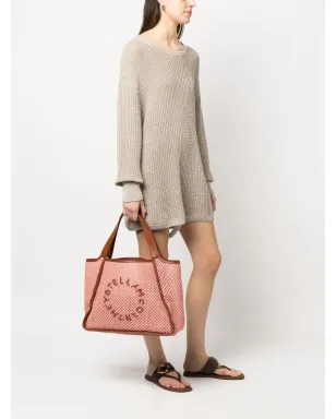 Stella McCartney 刺繍ロゴ入り ウーブン トートバッグ - サムネイル2