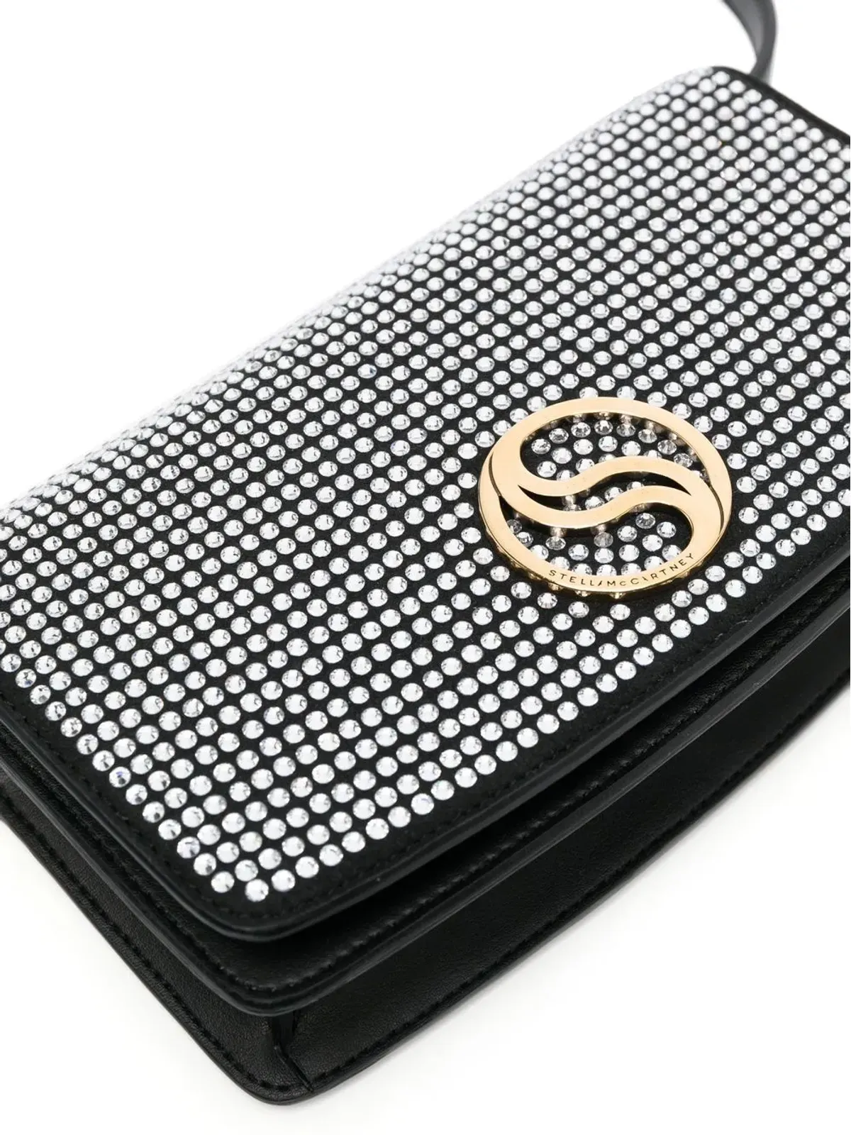 Stella McCartney S-Wave クリスタルエンブリッシュ クロスボディバッグ - 画像5