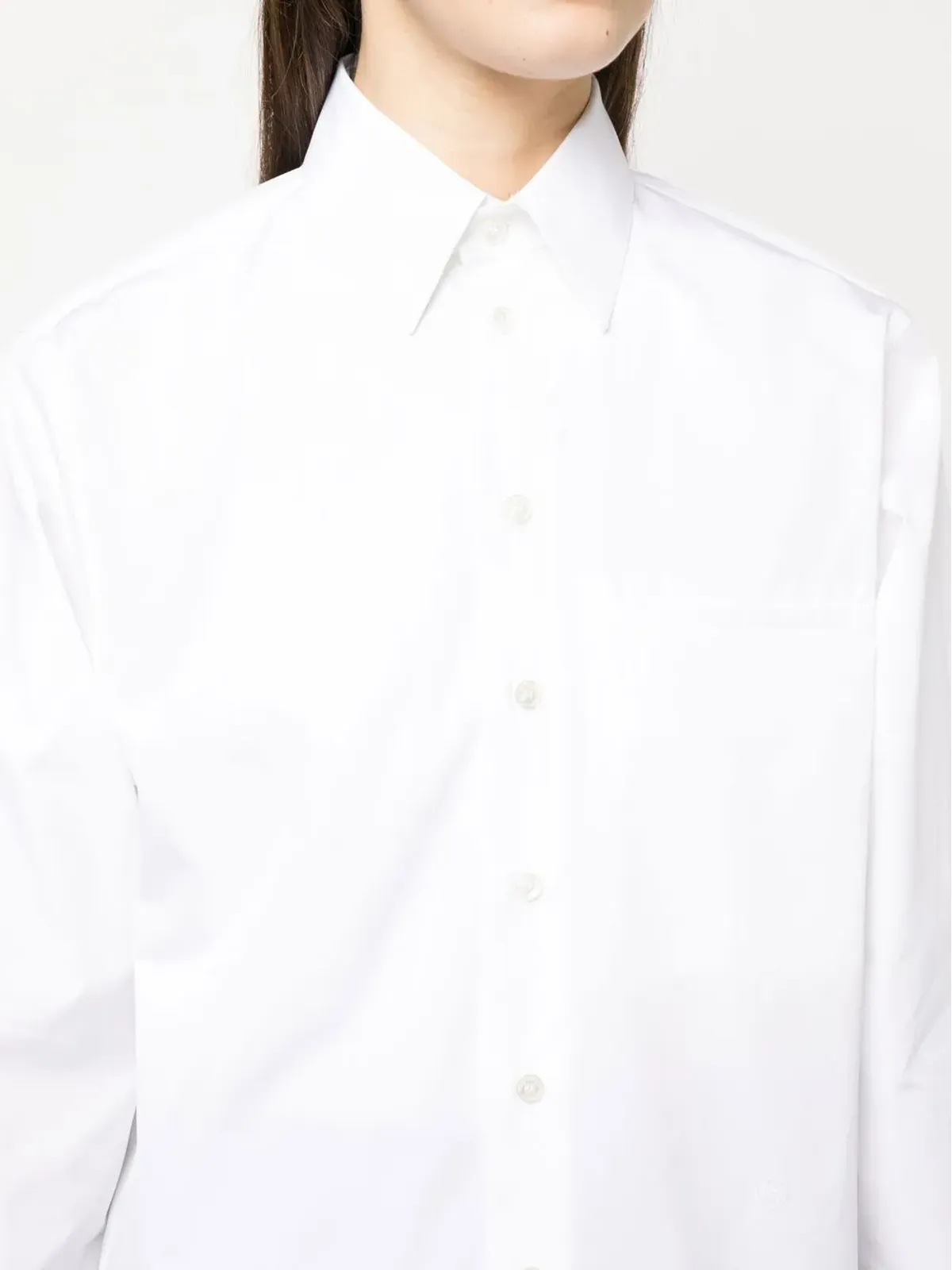 Stella McCartney コットン長袖シャツ - White - 画像5