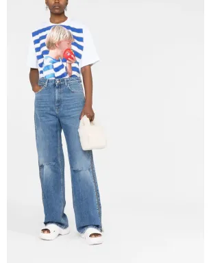 Stella McCartney ジップディテールのストレートジーンズ - サムネイル2