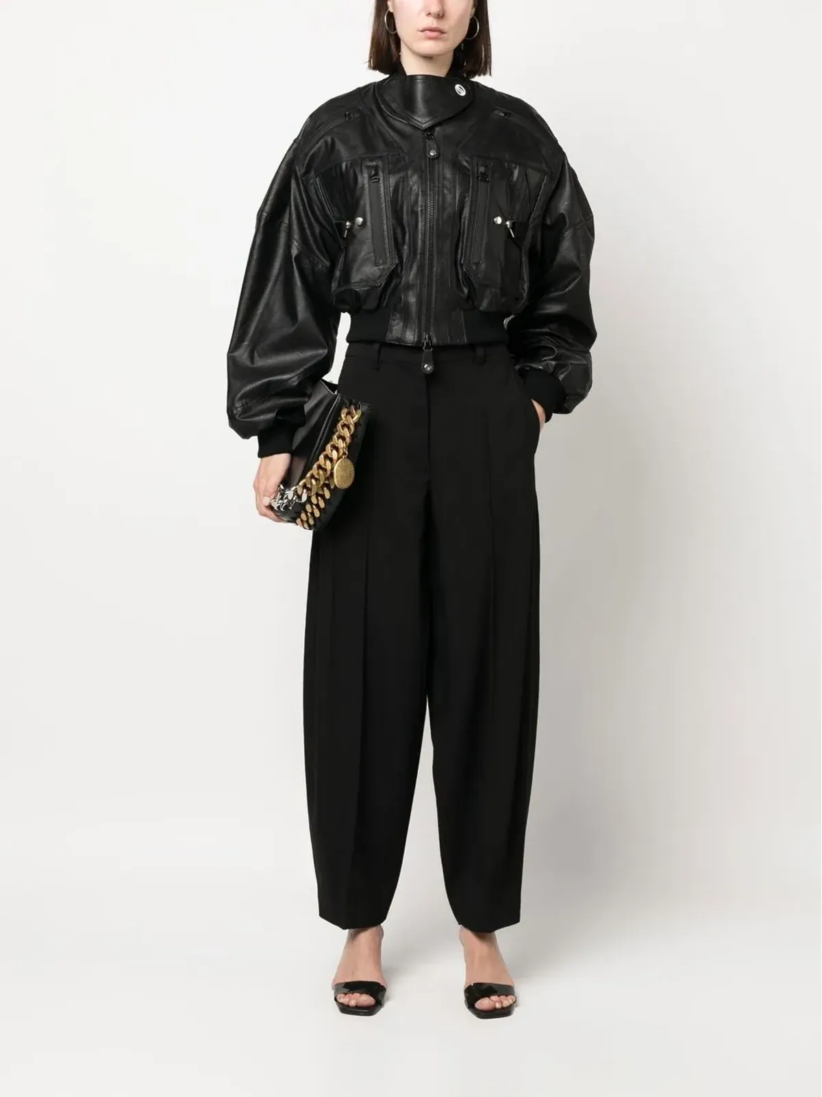 Stella McCartney プリーツディテール テーラードパンツ - 画像2