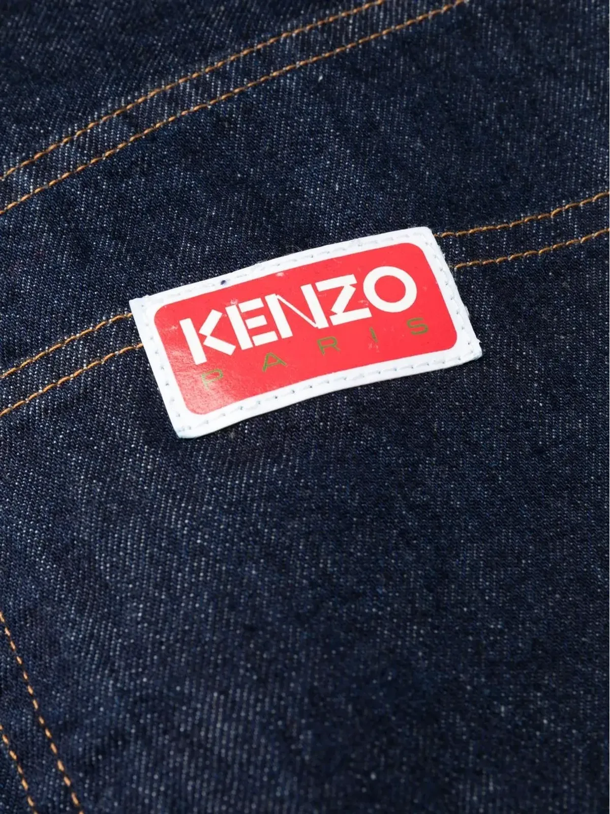 Kenzo ハイウエスト・ワイドレッグデニムジーンズ - 画像5
