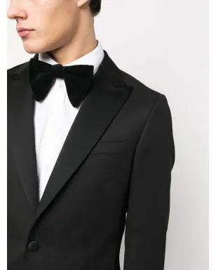 Zegna シングルブレストスーツ - ブラック - サムネイル5