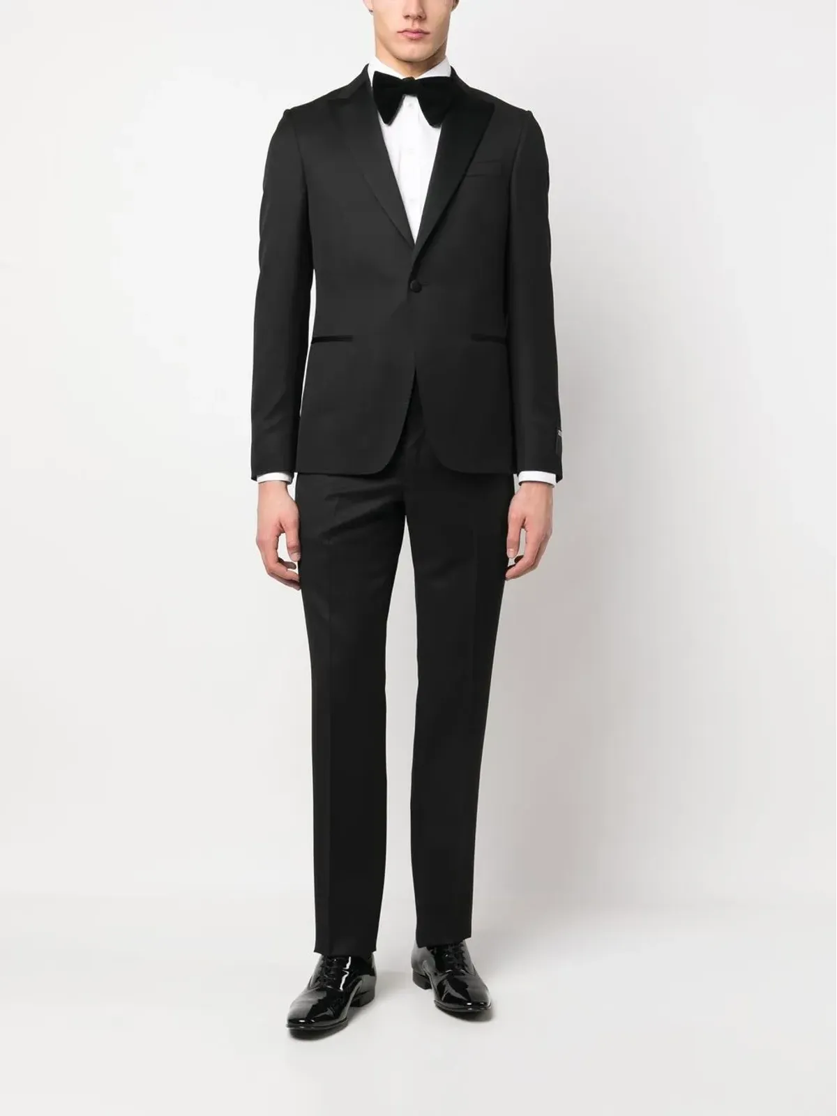 Zegna シングルブレストスーツ - ブラック - 画像2